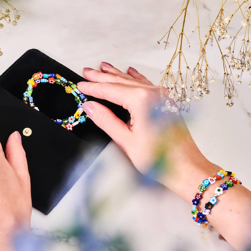 Flower Power | .925 Sterling Silver | Millefiori Wrap